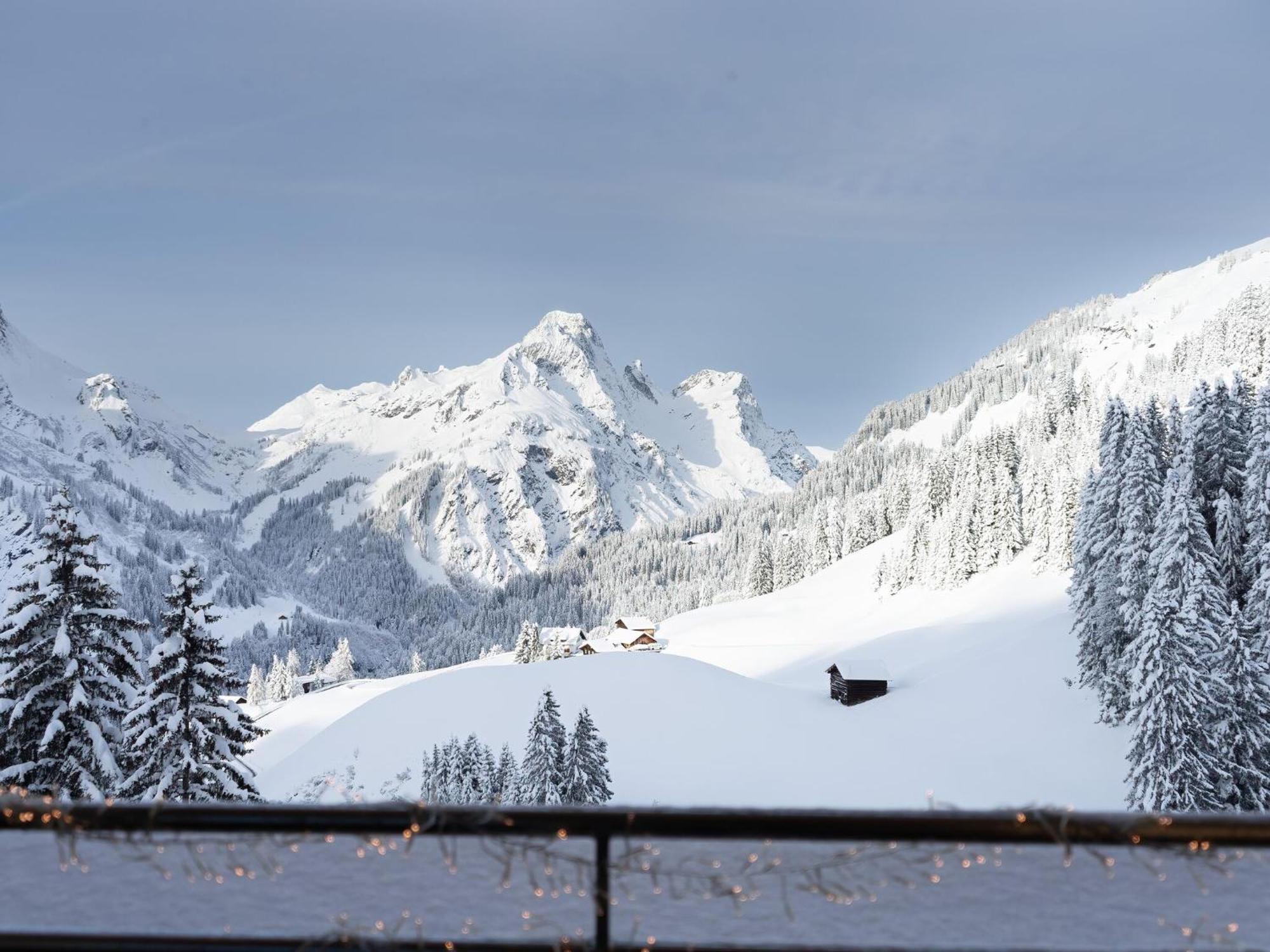 Apartment In Schroecken Near Ski Area Buitenkant foto